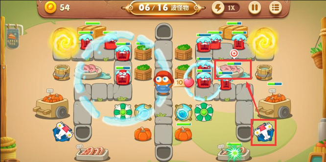 保卫萝卜2第9关怎么过