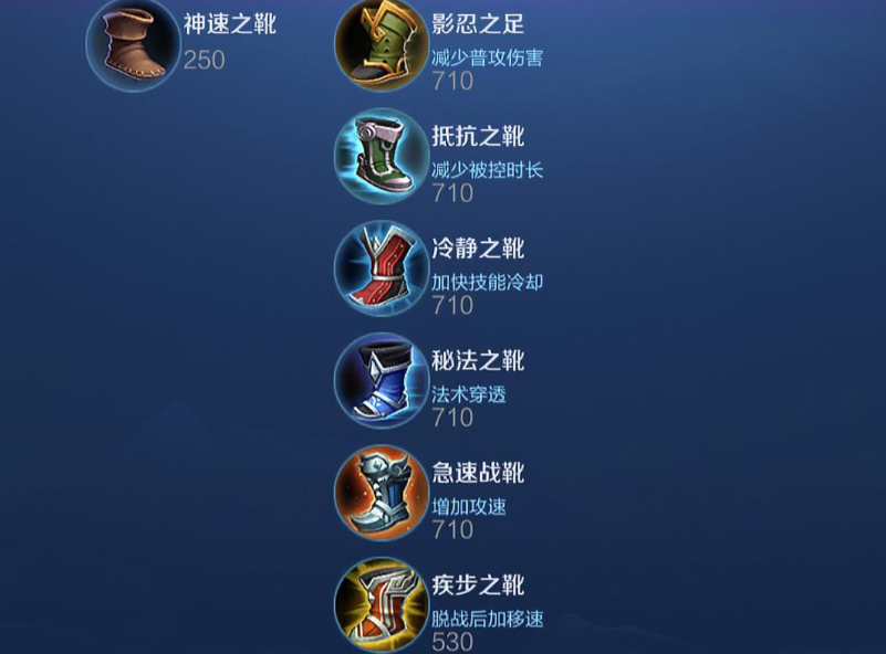 王者荣耀移速怎么出装快