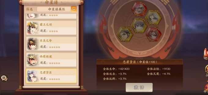 少年三国志2金命星有什么