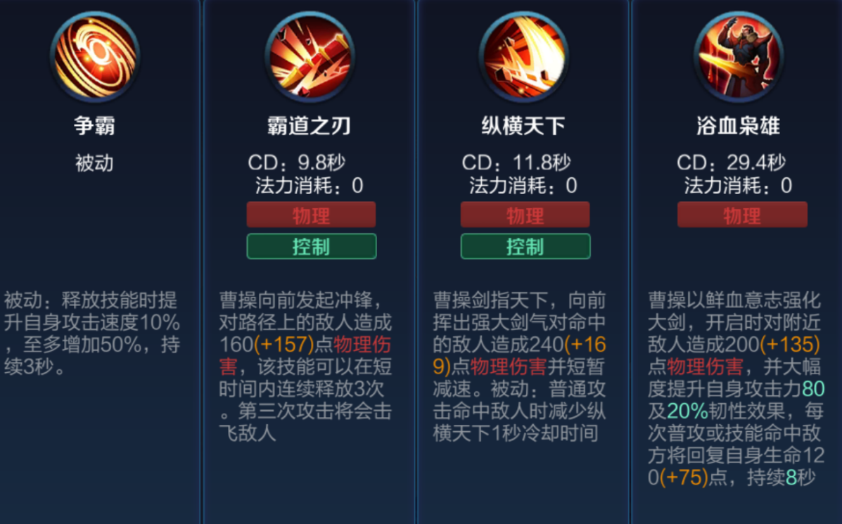 王者荣耀曹操铭文出装怎么搭配