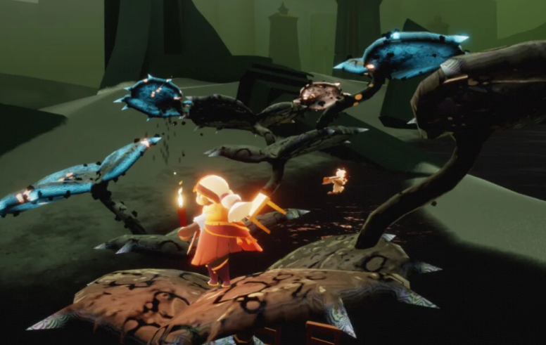 光遇墓土大花两人怎么烧