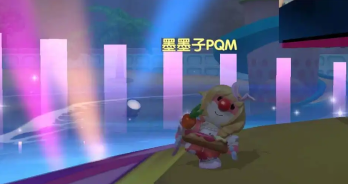 摩尔庄园应援棒怎么拿