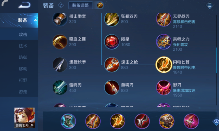 王者荣耀鲁班最强出装有什么