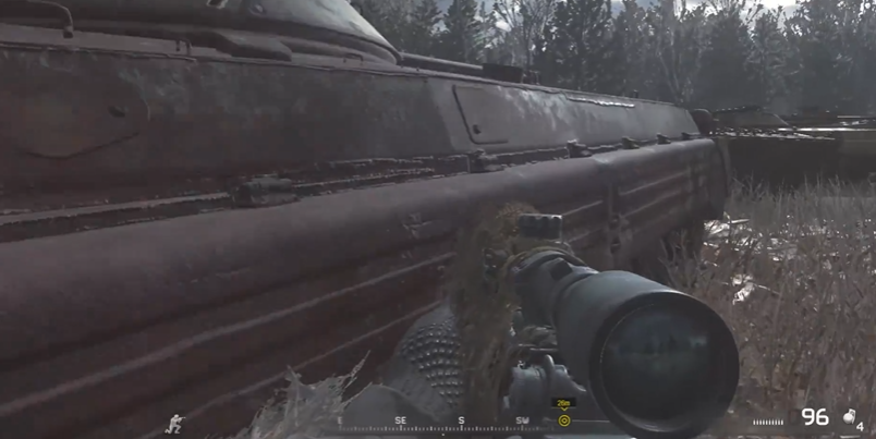 使命召唤4怎么过狙击关