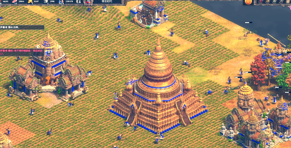 帝国时代2怎么种田发育最快