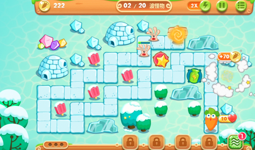 保卫萝卜2第六关怎么过