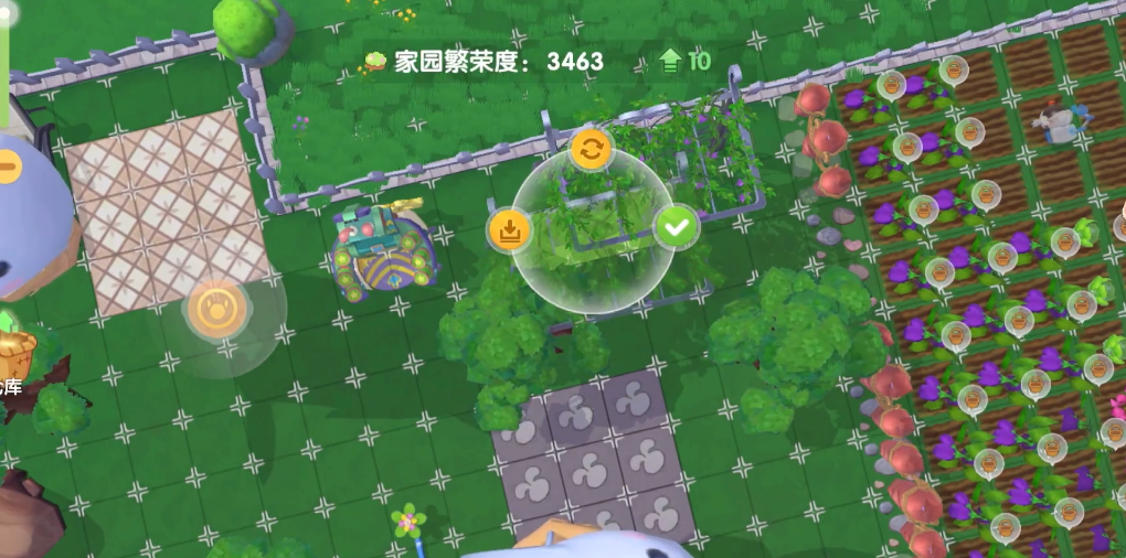 摩尔庄园鲸鱼怎么摆第三层