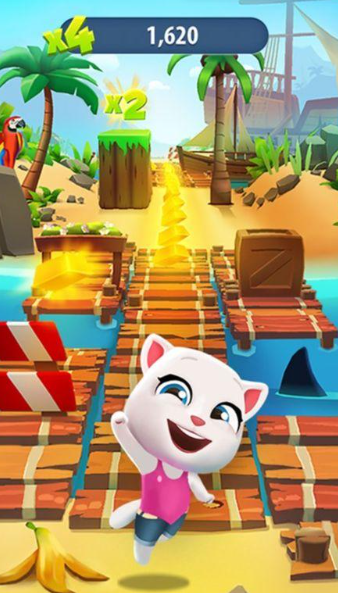 汤姆猫跑酷怎么过河