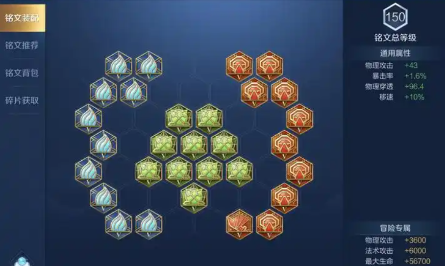 王者荣耀云缨最强出装铭文是什么