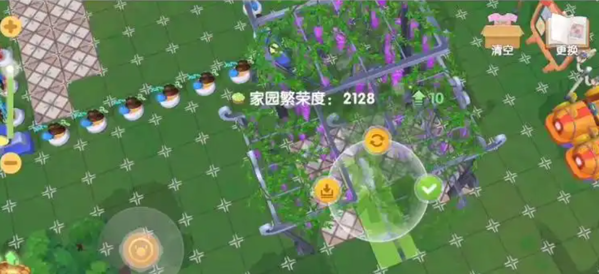 摩尔庄园家具怎么叠放花庭 摩尔庄园家具怎么叠放花庭