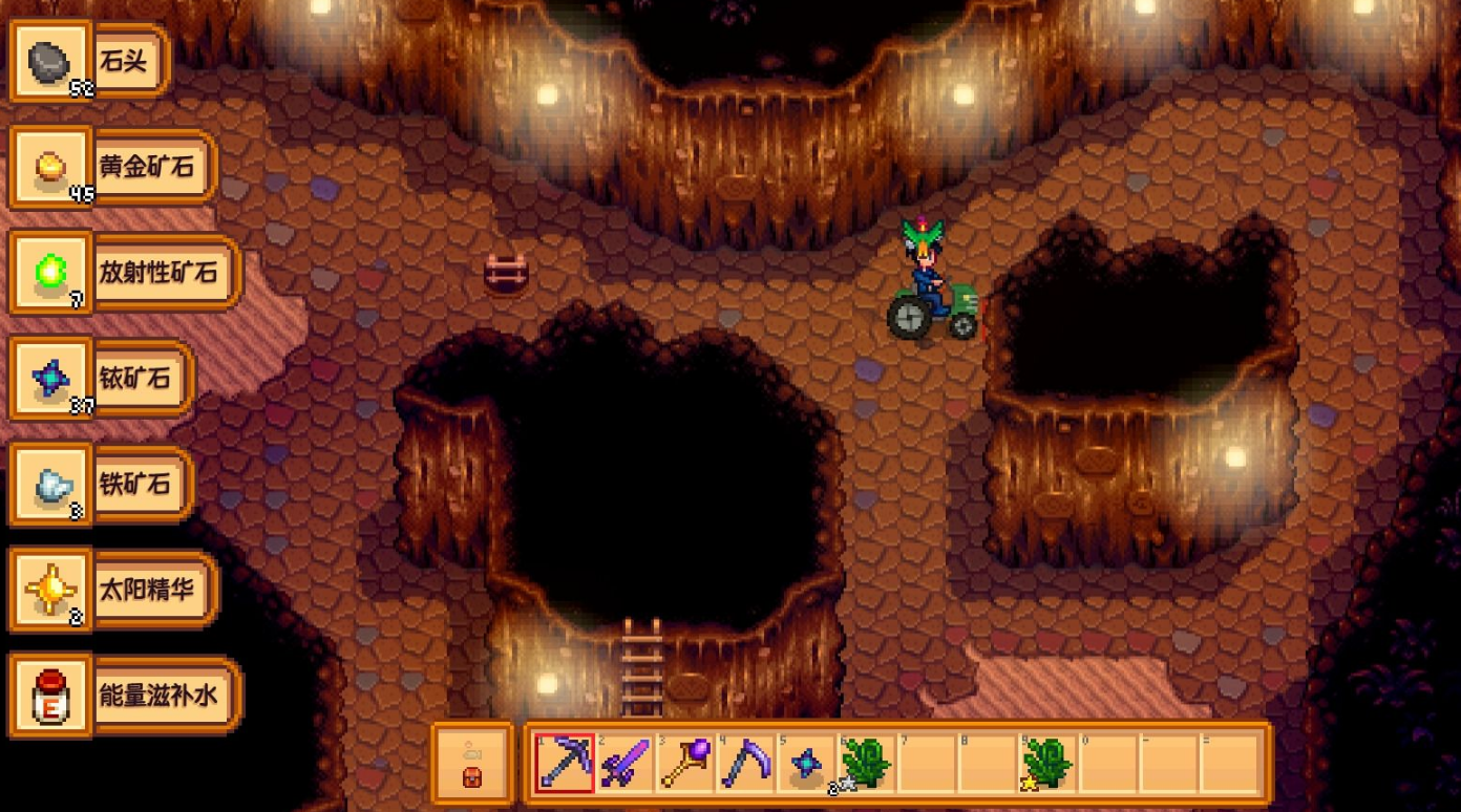 星露谷物语如何在矿洞过夜