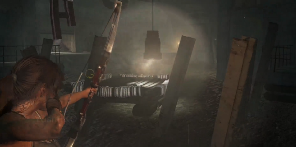 古墓丽影那个水闸门怎么过