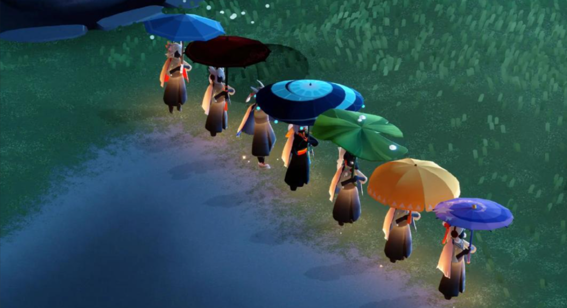 光遇移动旋转圈圈怎么弄