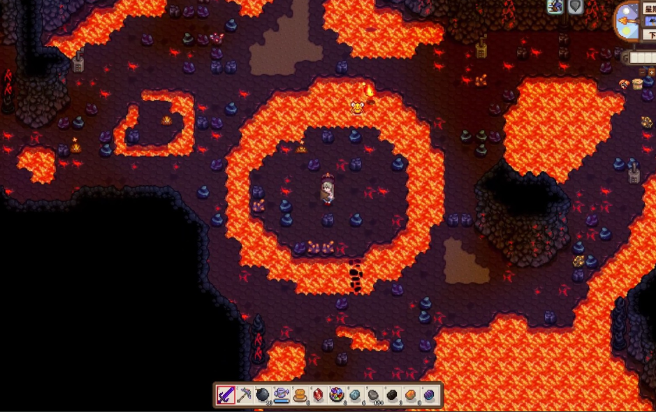 星露谷物语姜岛火山怎么去