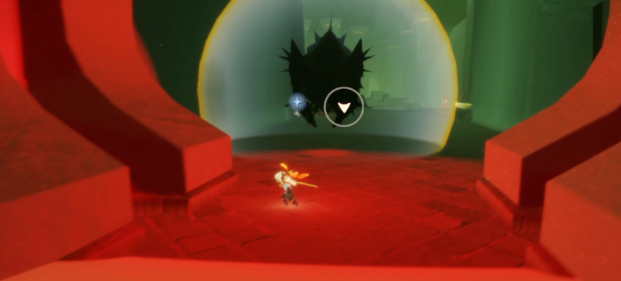 光遇墓土云中宫殿怎么过