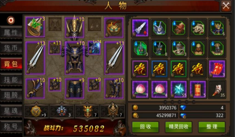 全民奇迹弓箭手如何带两个装备