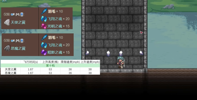 泰拉瑞亚翅膀怎么合成