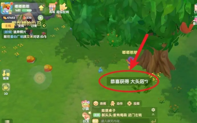 摩尔庄园里大头菇怎么做