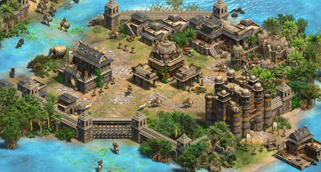 帝国时代2如何改变城门方向