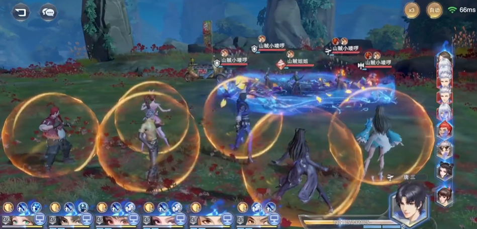 斗罗大陆魂师对决山贼姐姐怎么打