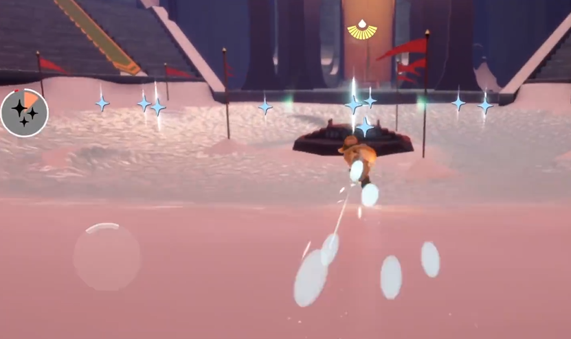 光遇霞谷怎么快速高速滑行