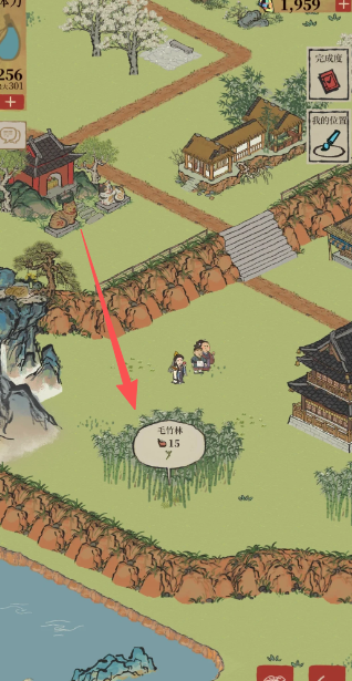 江南百景图毛竹林在哪里