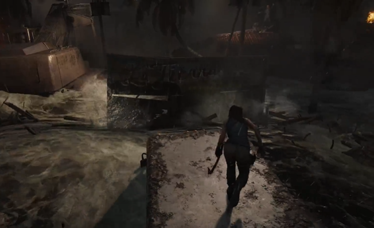 古墓丽影暗影灭顶洪流怎么过