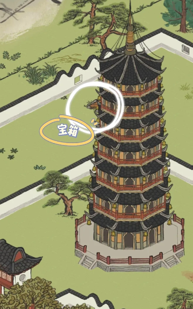 江南百景图虎丘宝藏在哪