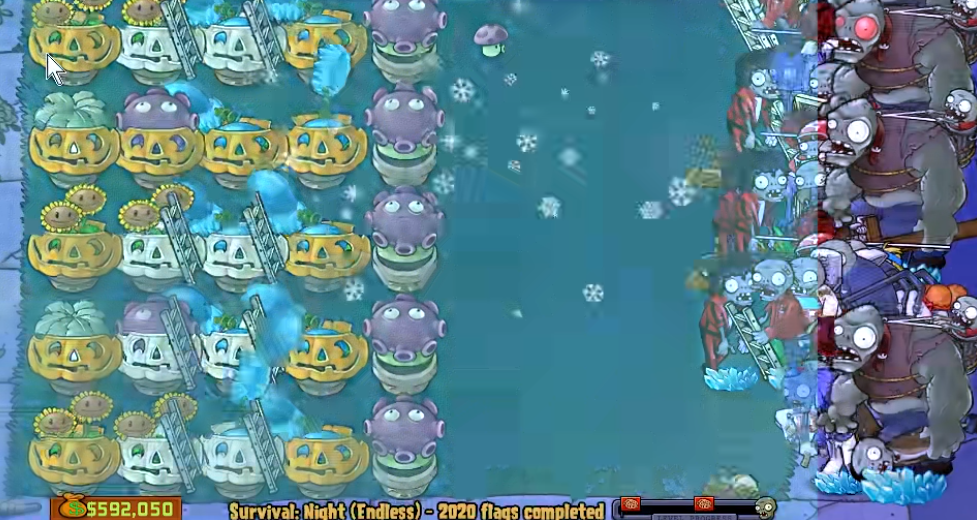 植物大战僵尸原版黑夜无尽怎么过