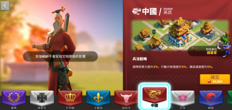 万国觉醒国民风格选什么好