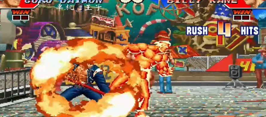 拳皇97比利风火轮怎么放