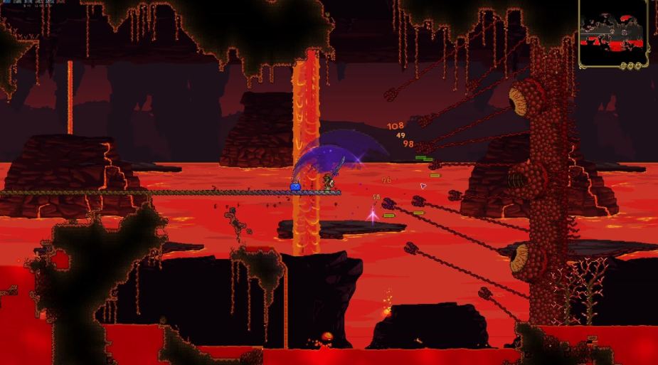 泰拉瑞亚肉山用什么武器打最好