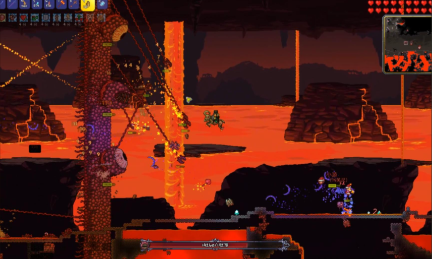 泰拉瑞亚肉山用什么武器打最好