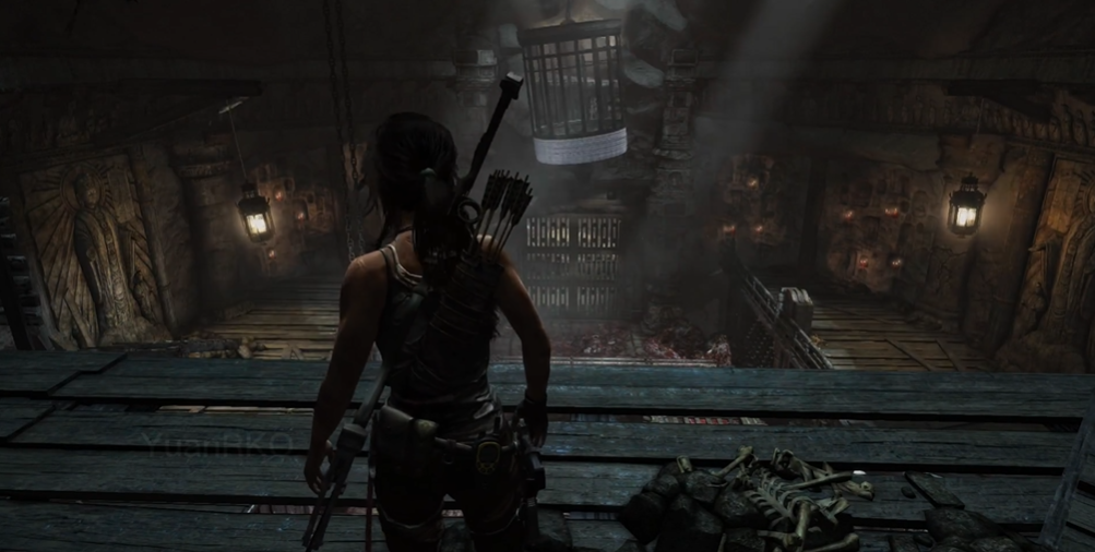 古墓丽影铁笼怎么过