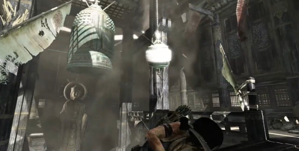 古墓丽影大摆钟怎么过