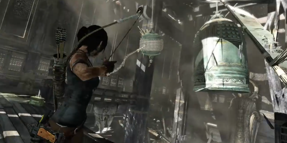 古墓丽影大摆钟怎么过