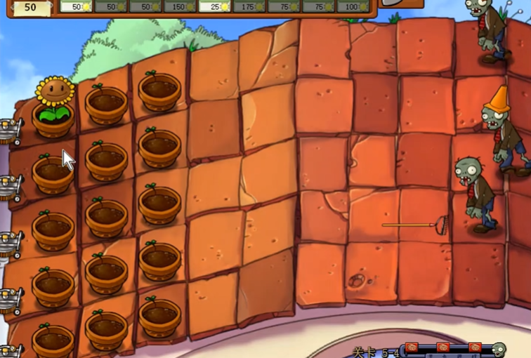 植物大战僵尸95版5-4怎么过