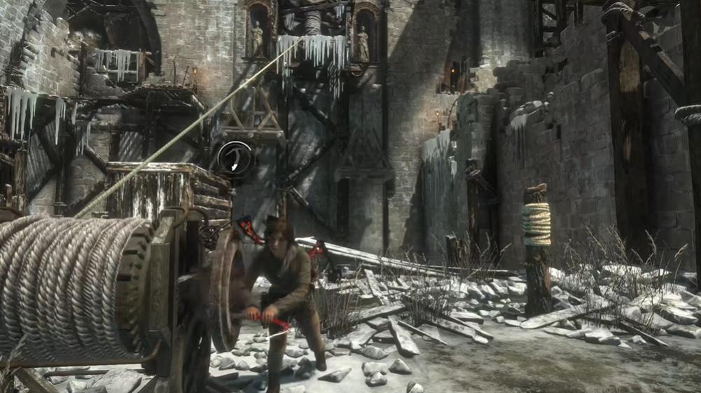 古墓丽影崛起邪恶溪谷大门怎么开