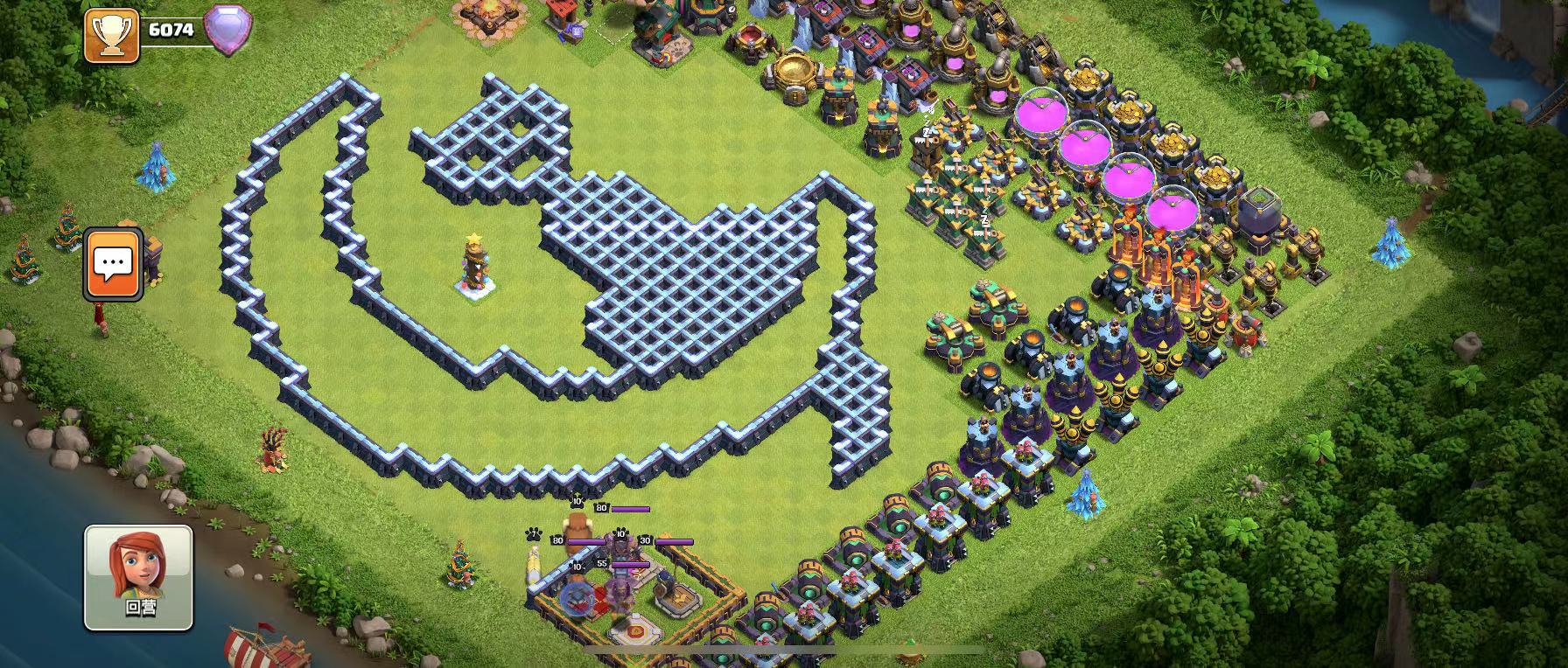 部落冲突怎样布置城墙