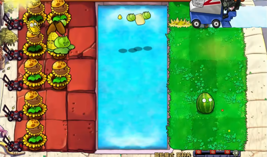 植物大战僵尸杂交版冒险模式第43关怎么过