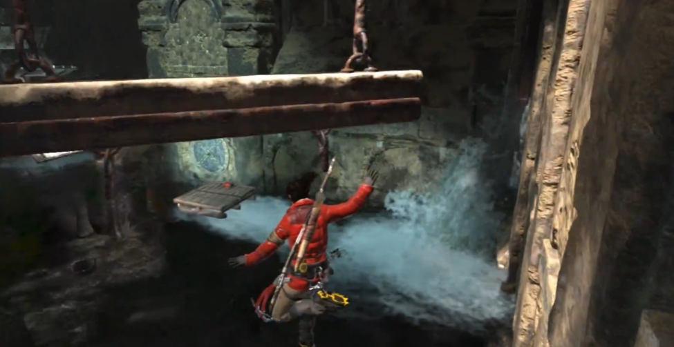 古墓丽影崛起古代蓄水池怎么过