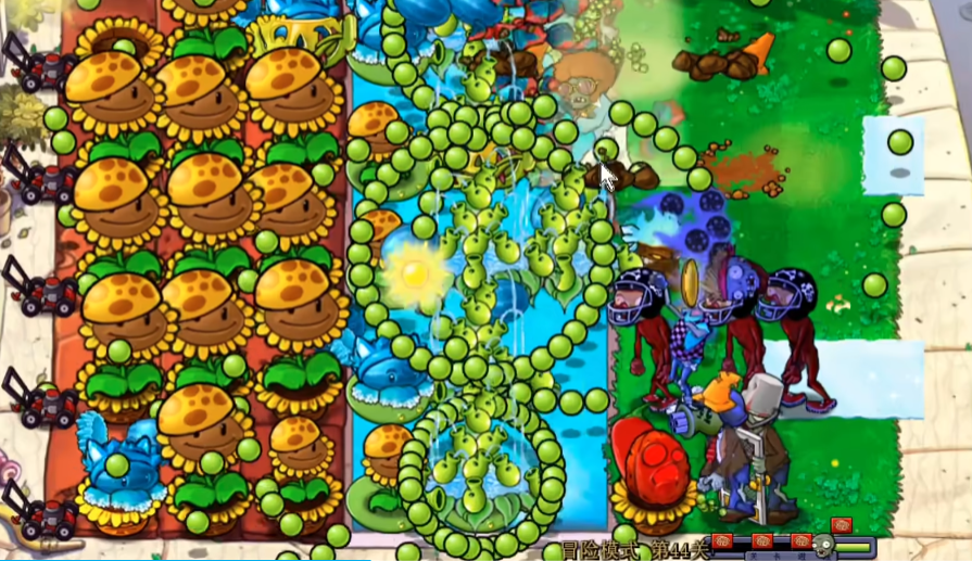 植物大战僵尸杂交版第44关怎么过