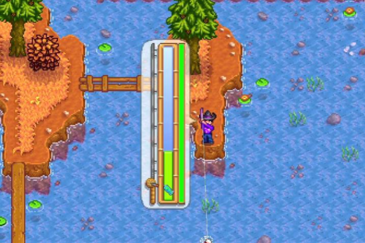 星露谷物语怎么装备鱼竿