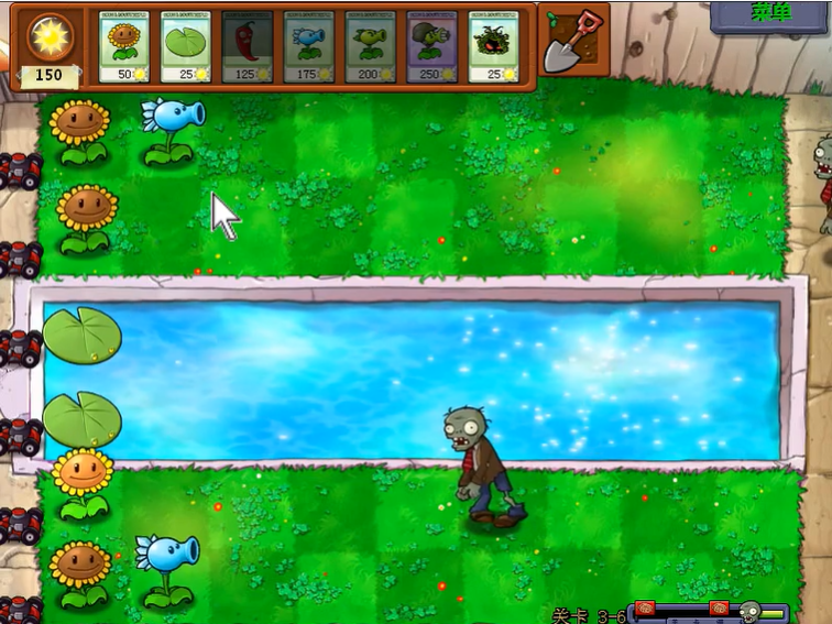 植物大战僵尸3-6怎么过