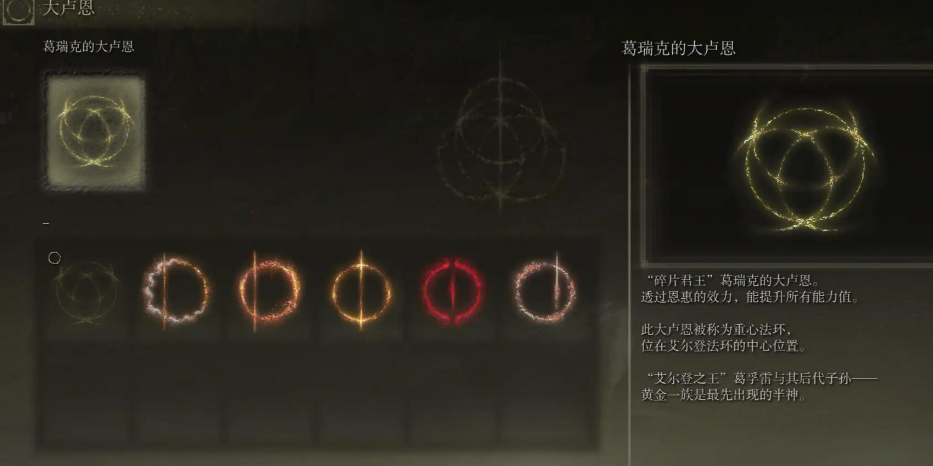 艾尔登法环大卢恩推荐什么